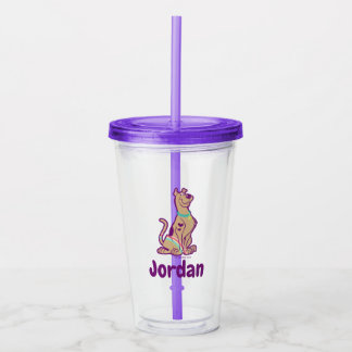 Rainbow Scooby-Doo Acryltrinkbecher