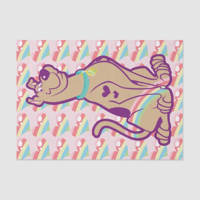 Rainbow Scooby-Doo Seidenpapier (Vorderseite)