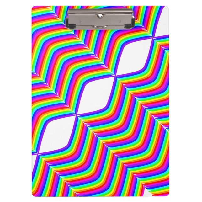 Rainbow Scope Clipboard Klemmbrett (Vorderseite)