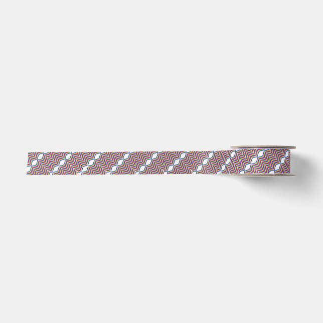 Rainbow Scope Ribbon Satinband (Vorderseite)