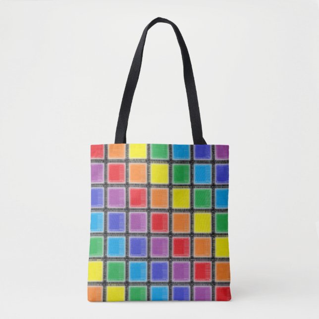 Rainbow Scratched Squares (Vorderseite)