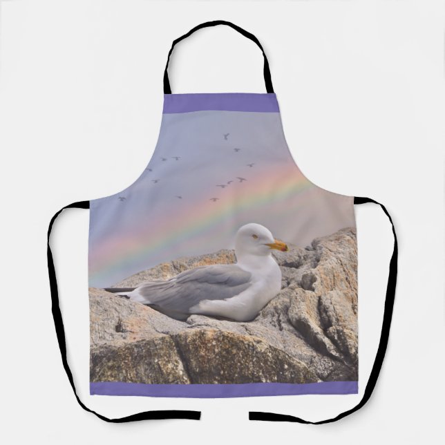 Rainbow Seagull Schürze (Vorderseite)