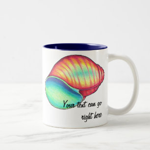 Rainbow Seashell Tasse
