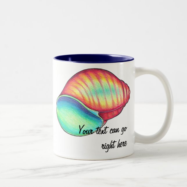 Rainbow Seashell Tasse (Rechts)