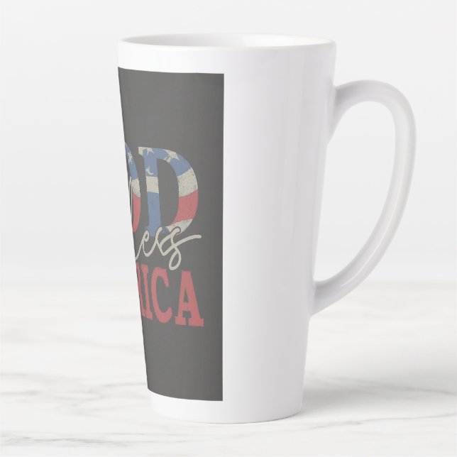"Rainbow Segen: God Bless America Cup" Milchtasse (Rechts)