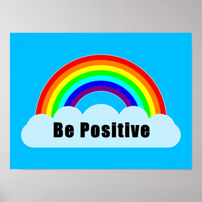 RAINBOW - Seien Sie postiv Poster (Vorne)