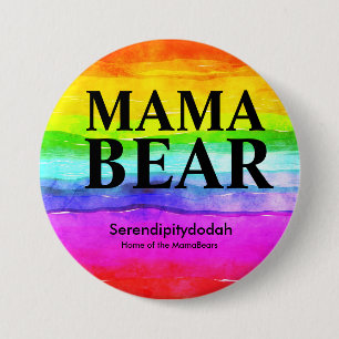 Rainbow Serendipitydoda Button