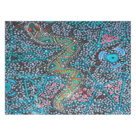 Rainbow Serpent Aborigine Art Tableclout Tischdecke