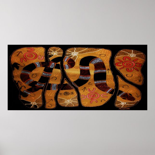 Rainbow Serpent Dreaming Poster (Vorne)