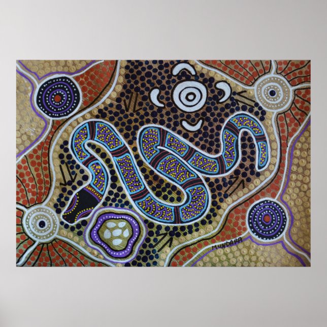 Rainbow Serpent Poster (Vorne)