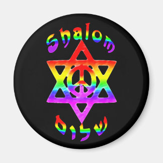 Rainbow Shalom Magnete
