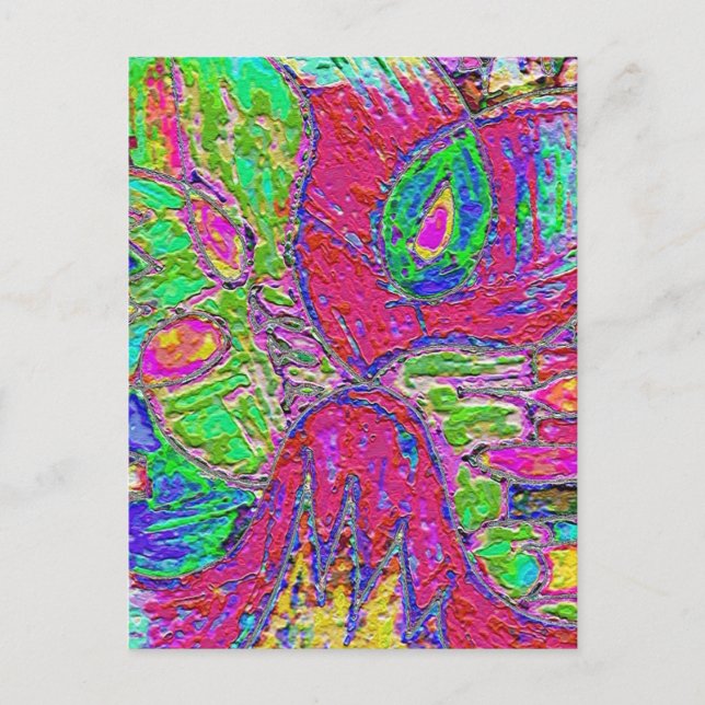 Rainbow Sherbet Foed Postcard Postkarte (Vorderseite)