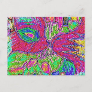 Rainbow Sherbet Foed Postcard Postkarte