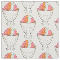 Rainbow Sherbet Ice Cream Sorbet Dessert Scoop