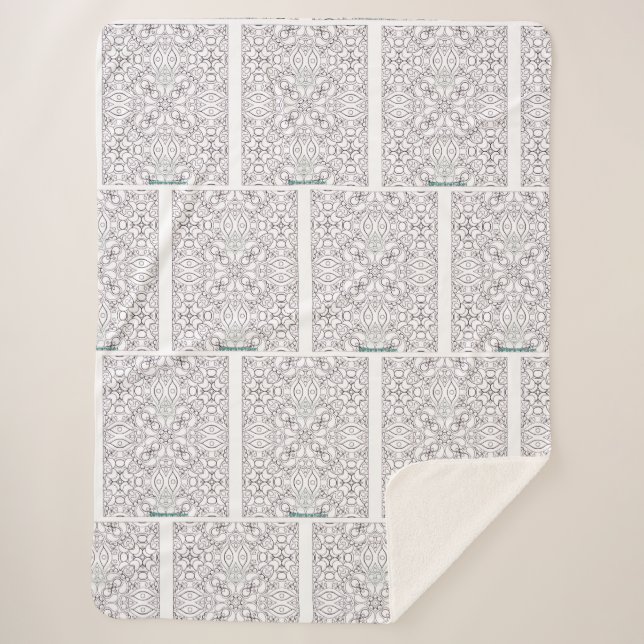 Rainbow Sherpa Blanket Sherpadecke (Vorderseite)