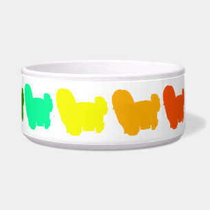 Rainbow Shih Tzu Pet Bowl Napf
