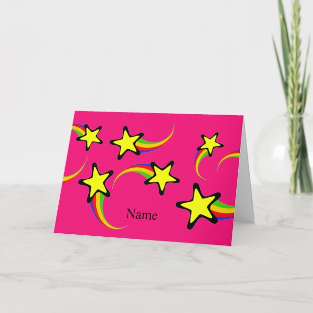 Rainbow Shooting Stars Thunder_Cove Karte (Vorderseite)