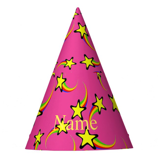 Rainbow Shooting Stars Thunder_Cove Partyhütchen (Vorderseite)