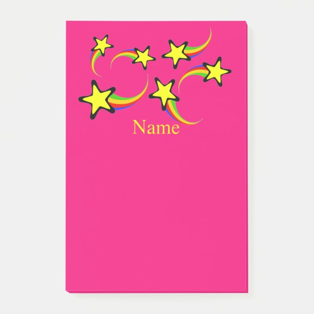 Rainbow Shooting Stars Thunder_Cove  Post-it Klebezettel (Vorderseite)