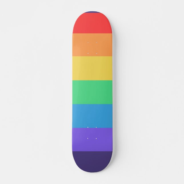 Rainbow Skateboard (Vorne)