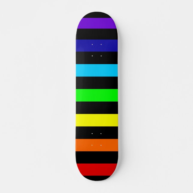 Rainbow Skateboard Deck (Vorne)