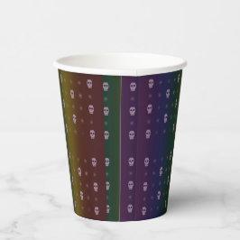 Rainbow Skulls Paper Cups Pappbecher