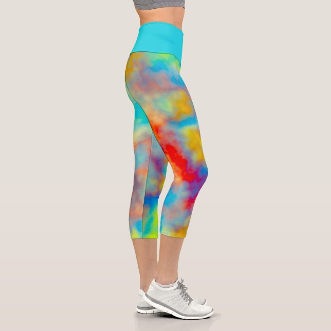 Rainbow Sky Capri Leggings (Rechts)