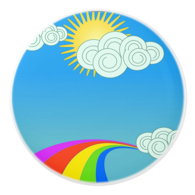 RAINBOW SKY KERAMIKKNAUF (Vorderseite)