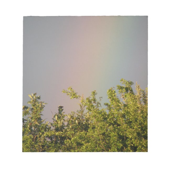 Rainbow Sky Notepad Notizblock (Vorderseite)