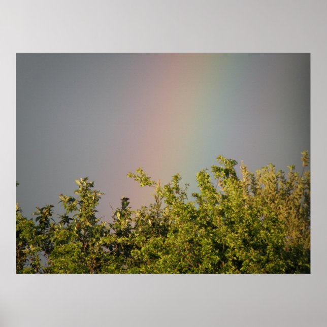 Rainbow Sky Print Poster (Vorne)