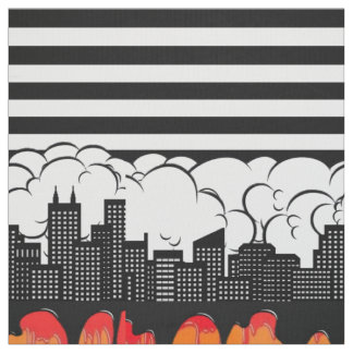 Rainbow Skyline Stoff