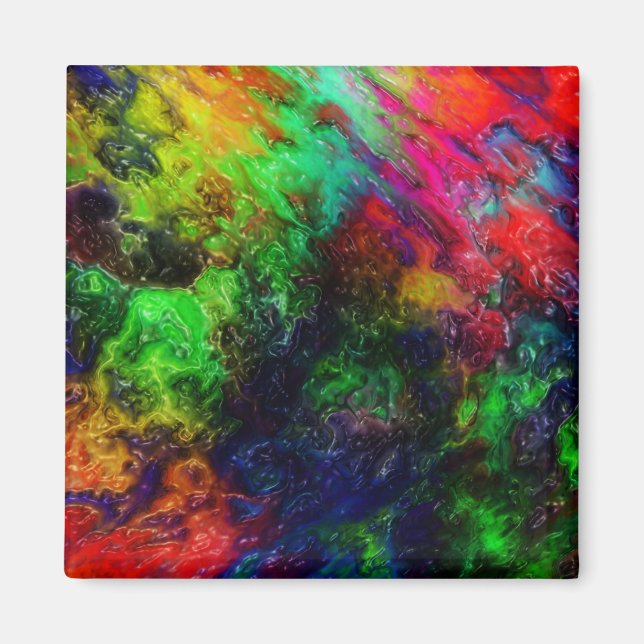 Rainbow Slime Magnet (Vorne)