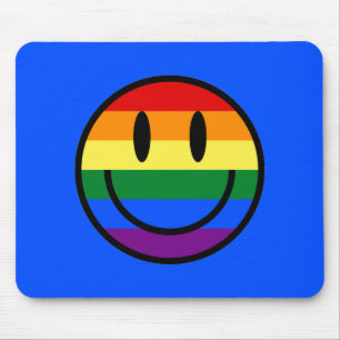 Rainbow Smiley Mousepad