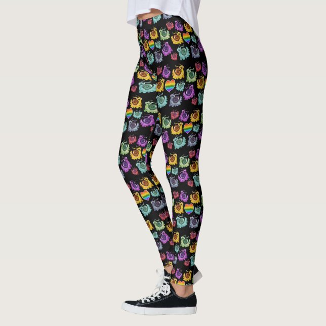 Rainbow Snails Leggings (Links)