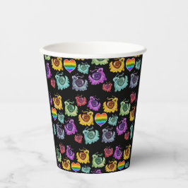 Rainbow Snails Pappbecher