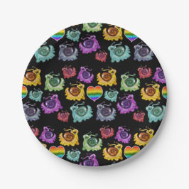 Rainbow Snails Pappteller
