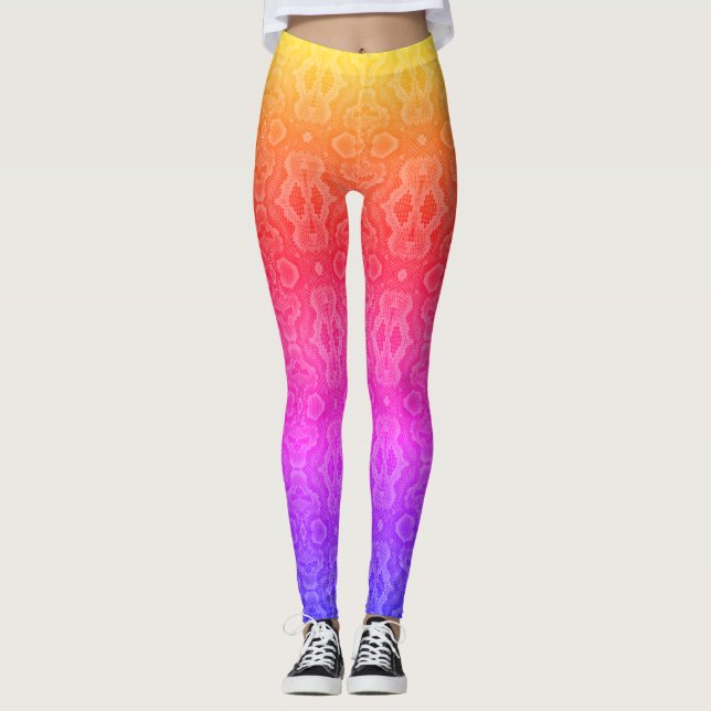 Rainbow Snake Leggings (Vorderseite)