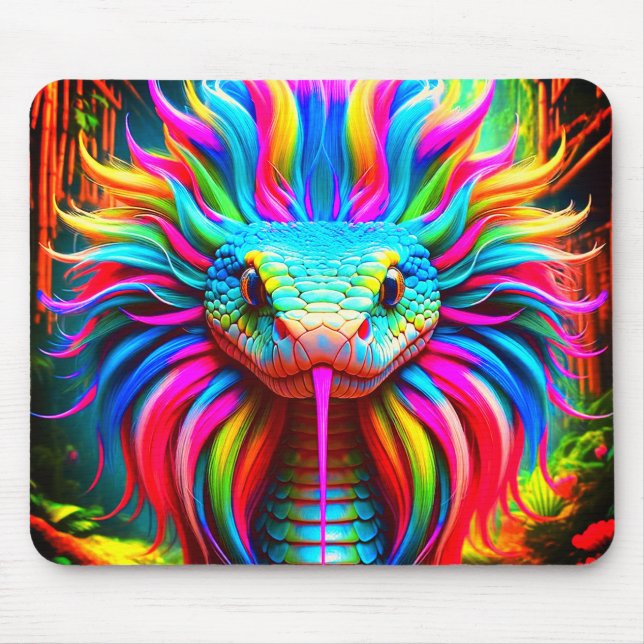 Rainbow Snake Mousepad (Vorne)