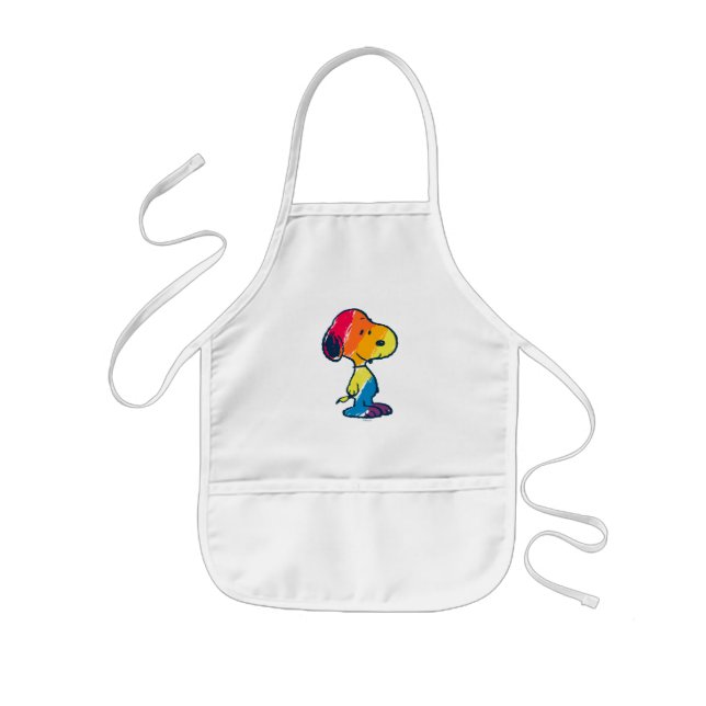 Rainbow Snoopy Kinderschürze (Vorne)