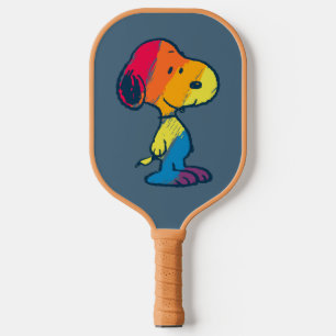 Rainbow Snoopy Pickleball Schläger