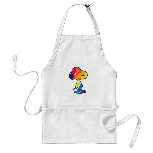 Rainbow Snoopy Schürze (Vorne)