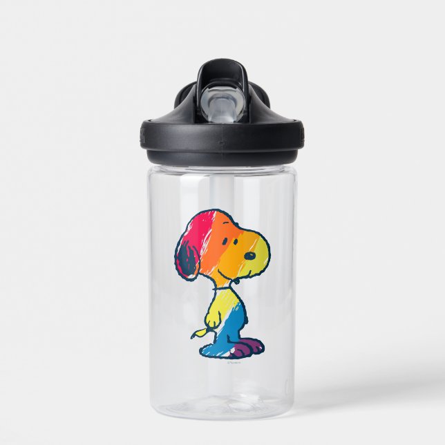 Rainbow Snoopy Trinkflasche (Vorne)