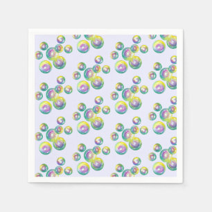 Rainbow Soap Bubbles Bubble Wand Sommerlicher Spaß Serviette