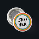 Rainbow Soft Circle Button<br><div class="desc">Dekorieren Sie Ihr Outfit mit diesem coolen Kunstknopf. Sie können ihn anpassen und auch Text hinzufügen. Karo in meinem Shop für viel mehr Farben und Muster! Lass mir Bescheid,  wenn du auch etwas Gewohntes willst.</div>