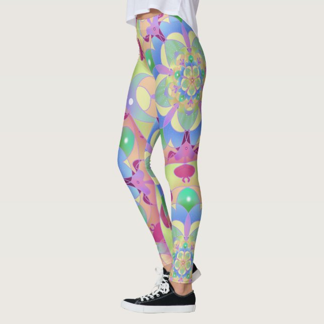 Rainbow Song Mandala Leggings (Links)