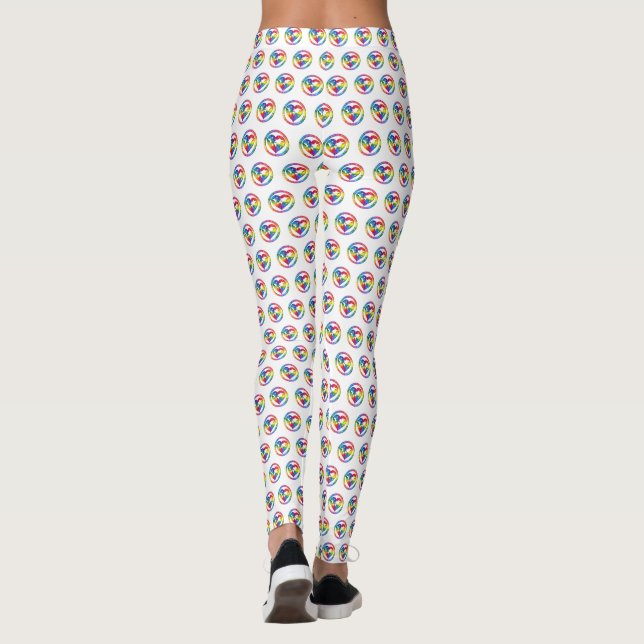 Rainbow Soul Circle Leggings (Rückseite)