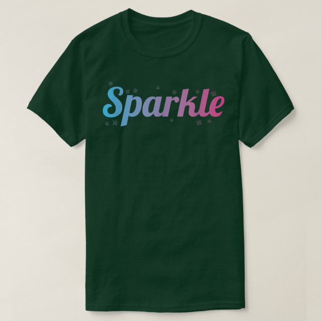 Rainbow Sparkle Glitter Event Walk Run  T-Shirt (Design vorne)