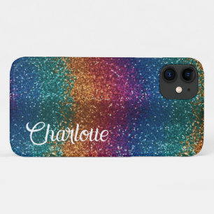 Rainbow Sparkle Metallic Elegant Personalisiert Case-Mate iPhone Hülle