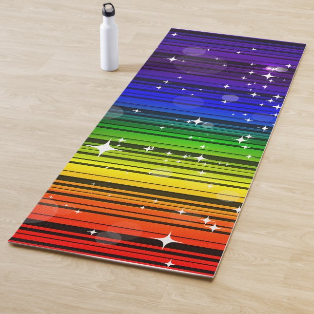 Rainbow Sparkle Prix Colorful Yoga Workout Mat Yogamatte (Beispiel)