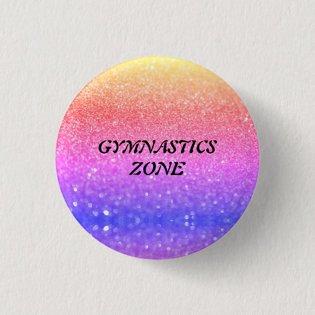 Rainbow Sparkle Turnzone Button (Vorderseite)